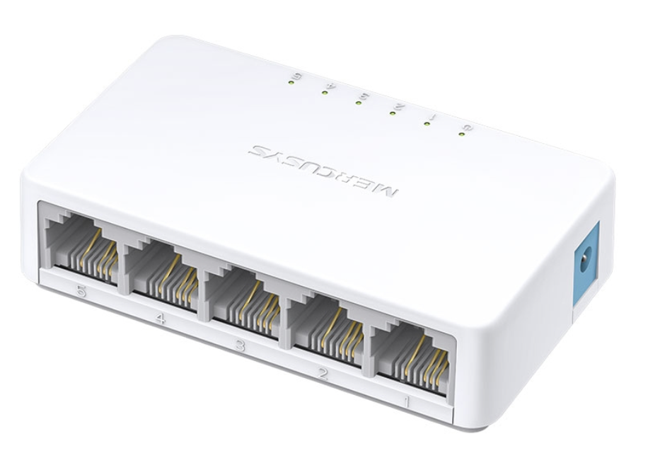 Коммутатор / MS105 / 5-port10/100Mbps desktop switch, plastic case