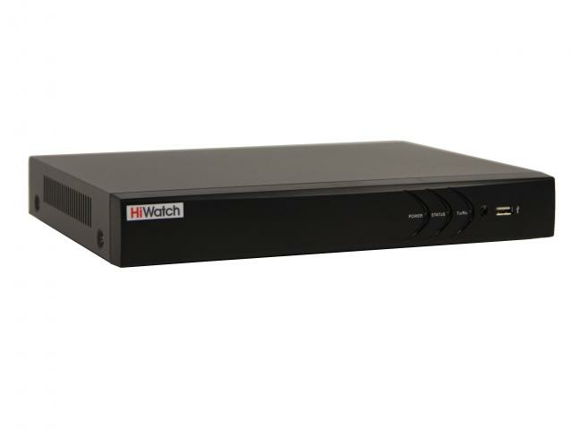 4-канальный гибридный HD-TVI регистратор c технологией AoC DS-H204TA